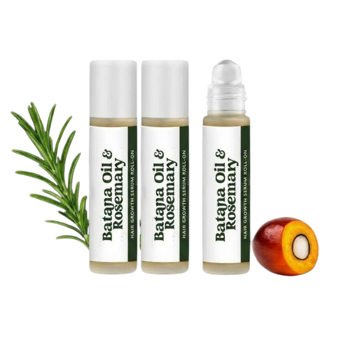 Rosemary & Batana Scalp Serum Roll-On – Daily Hair & Scalp Support for Fuller-Looking Hair