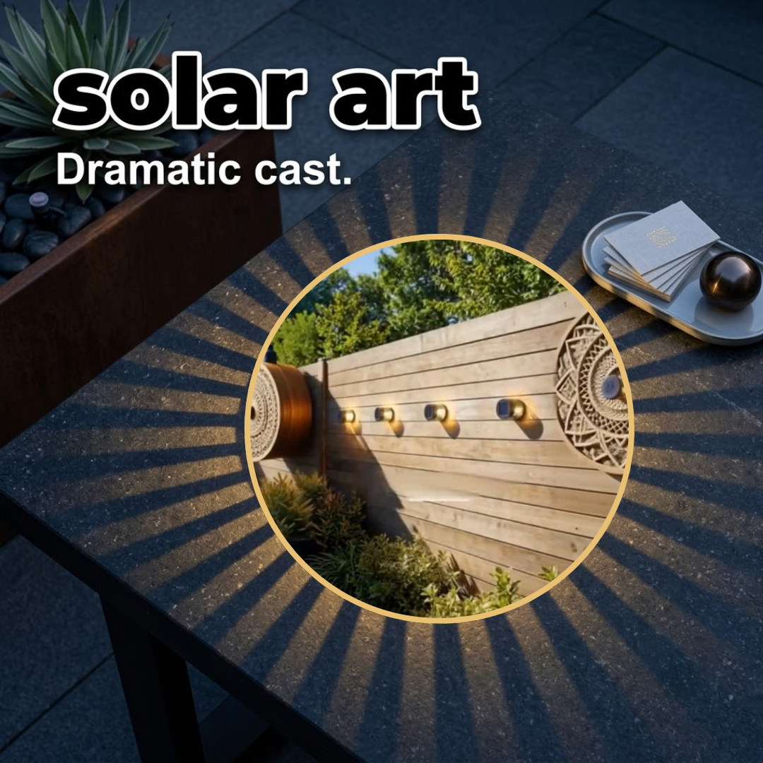 🌟 Enchanting Solar Mandala Projector Wall & Pathway Light | Transform Your Garden into an Oasis
