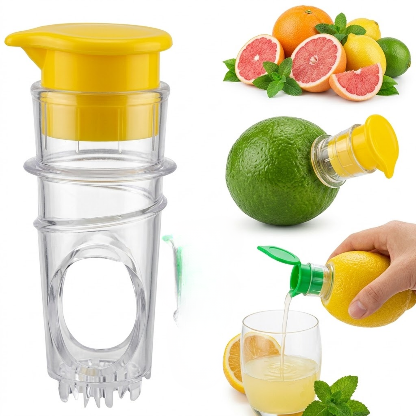 SqueezeSmart™ PurePress Lemon & Orange Juicer