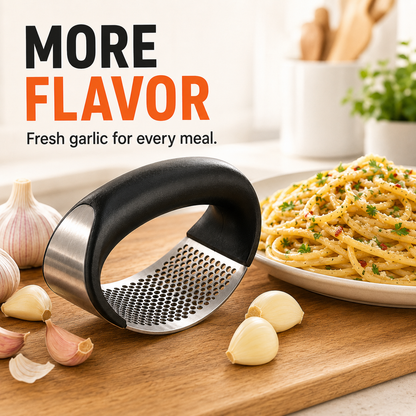 Garlic Press Rocker – Easy Stainless Steel Garlic Mincer