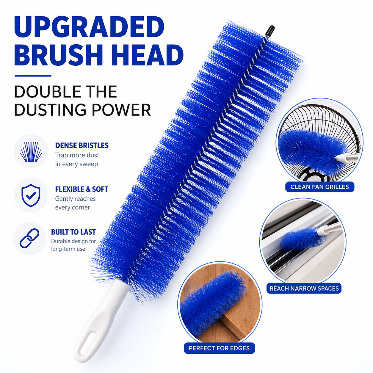 FlexiReach 360° Dust Cleaning Brush – Clean Tight Spaces with Ease