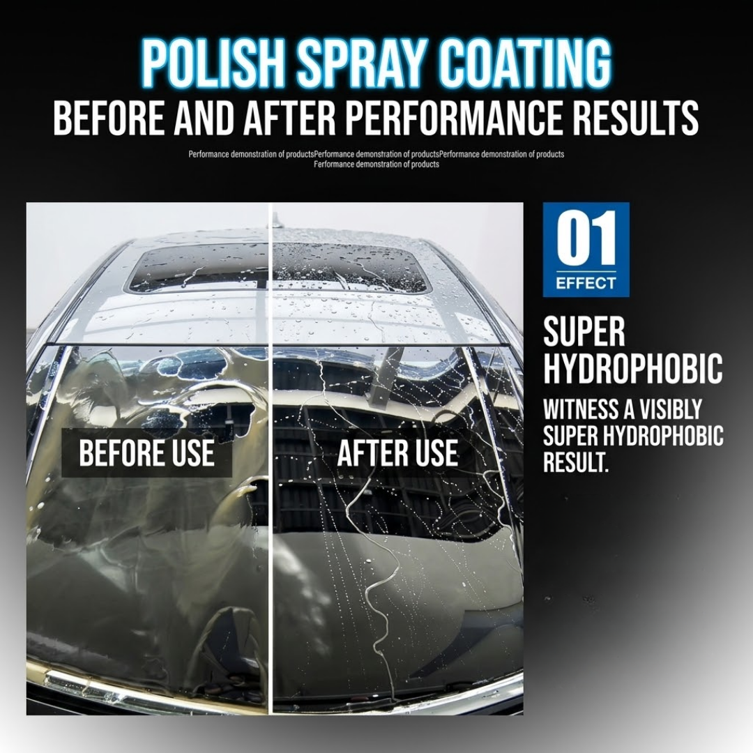 Free Sponge on Graphene Tire Dressing & Ceramic Spray | Waterproof High-Gloss Shine