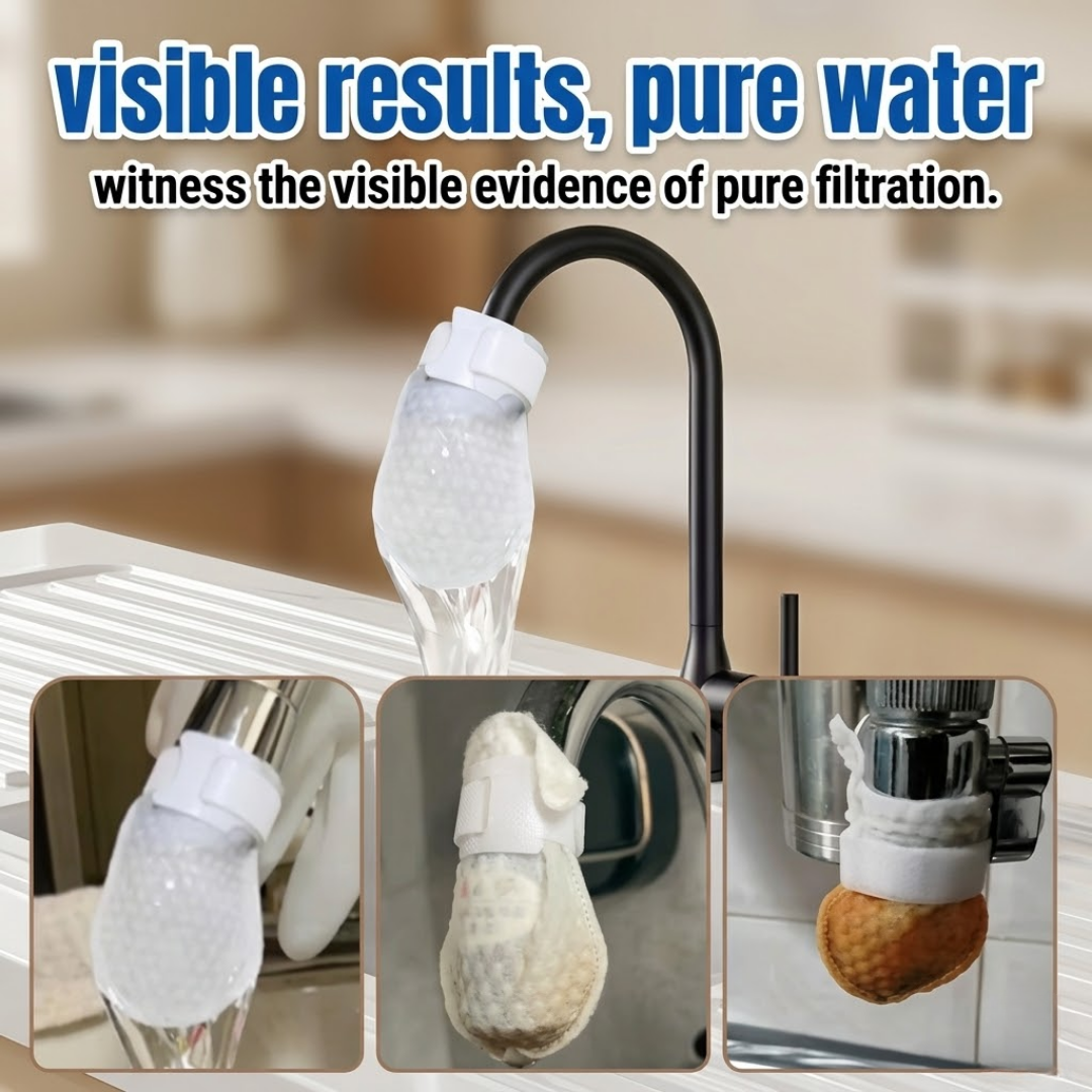 🚰 Universal Faucet Filter Bag for Filtering Tap Water, Mountain Spring Water, Rust, and Impurities