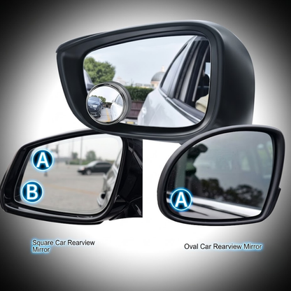 Car rearview mirror small round mirror reversing artifact blind spot auxiliary mirror mirror 360 degree wide angle super clear blind spot mirror