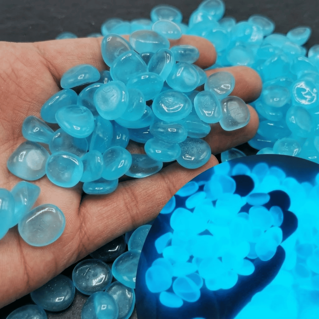 🌌 Premium Luminous Pebbles: Dreamy Glow-in-the-Dark Stones for Garden Paths, Aquariums, & Potted Plants