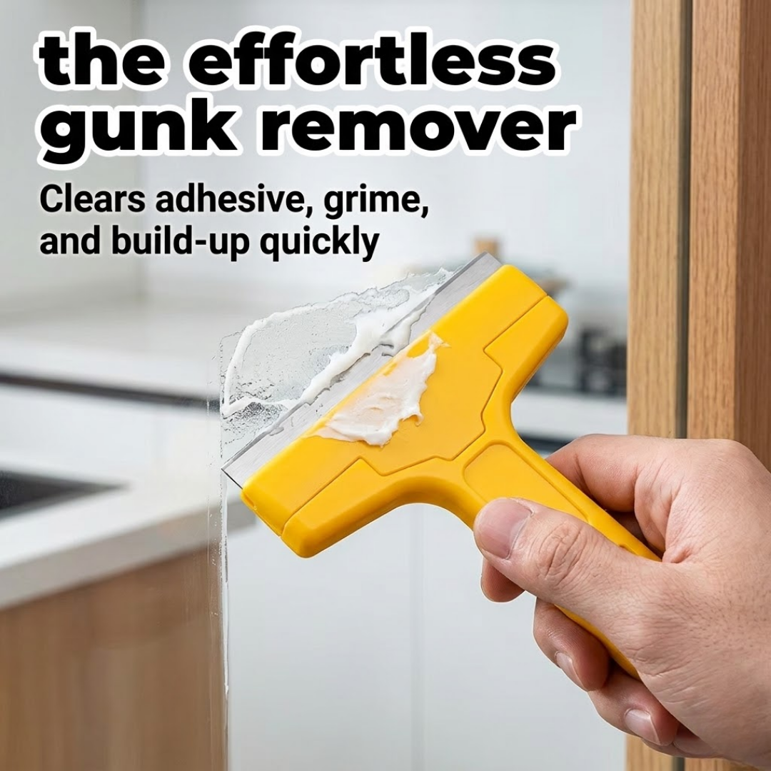 Multi-Purpose Cleaning Scraper for Grout Removal | Small Adhesive & Glue Scraper | Glass, Wood, and Tile Cleaning Tool Blade