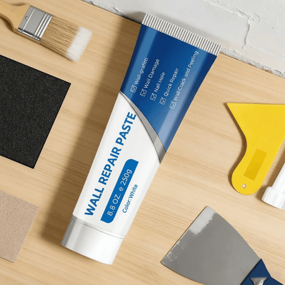 𝗦𝗮𝗹𝗲𝘀 𝗧𝗼𝗱𝗮𝘆! Set of 2 High-Capacity, Quick-Drying, Waterproof Wall Repair Paste for Cracks, Nail Holes, and Peeling Walls (Copy)