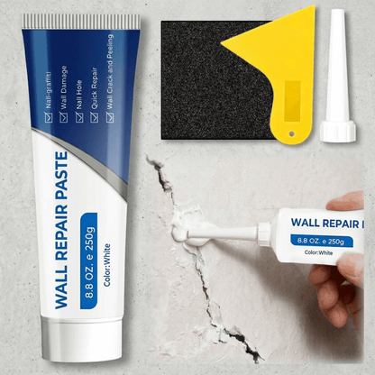 𝗦𝗮𝗹𝗲𝘀 𝗧𝗼𝗱𝗮𝘆! Set of 2 High-Capacity, Quick-Drying, Waterproof Wall Repair Paste for Cracks, Nail Holes, and Peeling Walls (Copy)