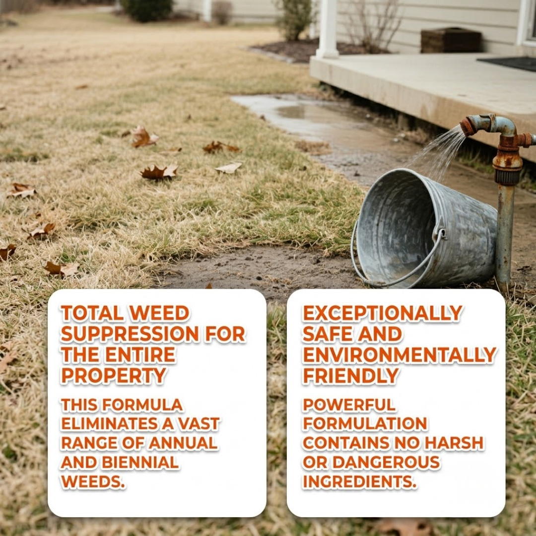 Healrize™ 2-in-1 PRO+ Herbicide | Fast-Acting 6-Hour Root Killer for Gardens, Lawns & Orchards