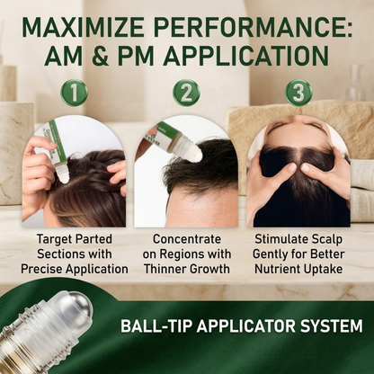 Rosemary & Batana Scalp Serum Roll-On – Daily Hair & Scalp Support for Fuller-Looking Hair