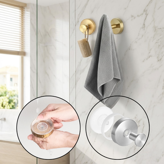 30% OFF TODAY! 🌟 Premium Heavy Duty Vacuum Suction Cup Hooks | Drill-Free & Damage-Free Wall Hangers