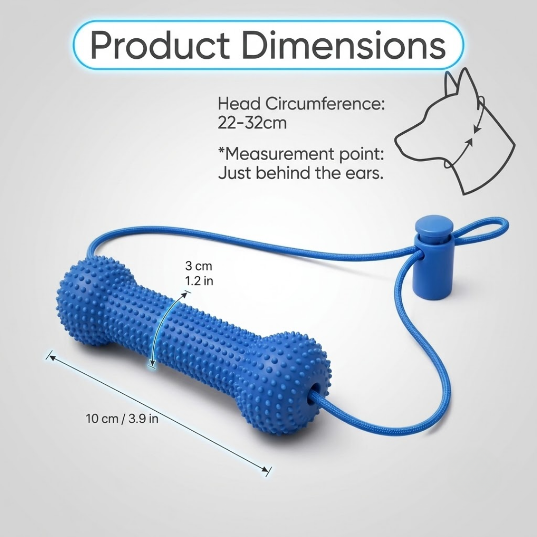 FreshWoof™ Pro: 7-in-1 Dog Dental Chew Toy & Reusable Mouth Opener | Food-Grade Silicone Teeth Cleaning Prop for Small, Medium & Large Dogs