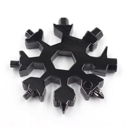 Viral 18-in-1 Snowflake Multi-Tool | Heavy-Duty Stainless Steel EDC Wrench, Screwdriver & Bottle Opener