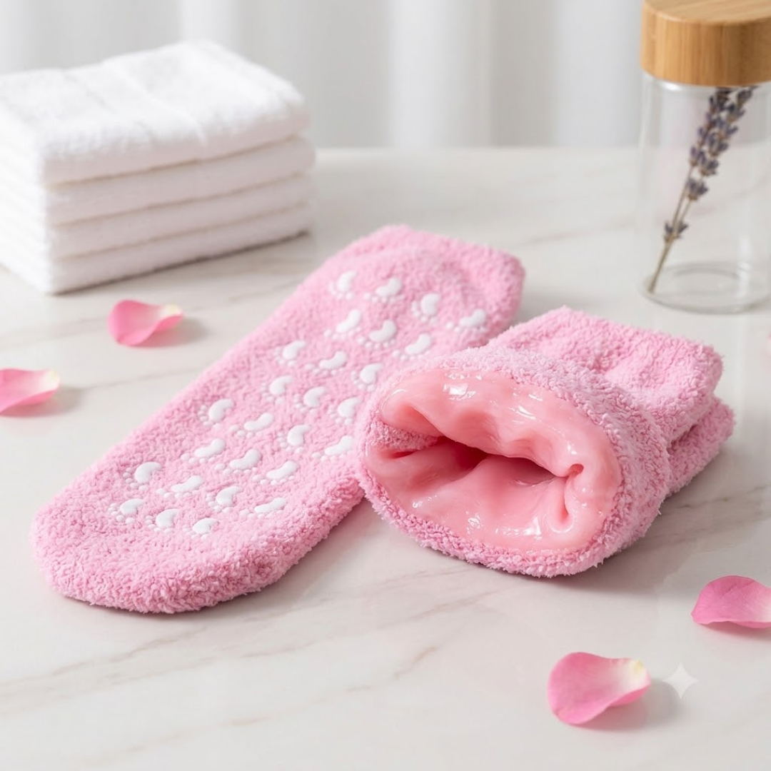 Deep Hydration Spa Gel Socks - Overnight Crack & Callus Healing Therapy