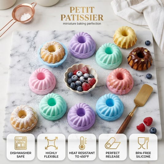 30% OFF TODAY! Silicone Baking Cups, Pumpkin Silicone Baking Cake Molds