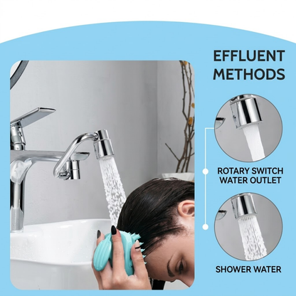 RSZZB® Robotic Arm Universal Faucet with Rotatable Spout Extension