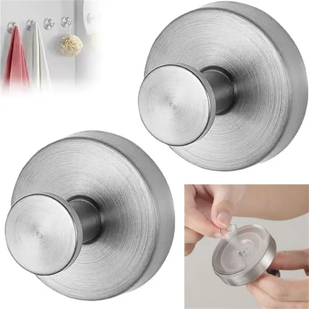 30% OFF TODAY! 🌟 Premium Heavy Duty Vacuum Suction Cup Hooks | Drill-Free & Damage-Free Wall Hangers