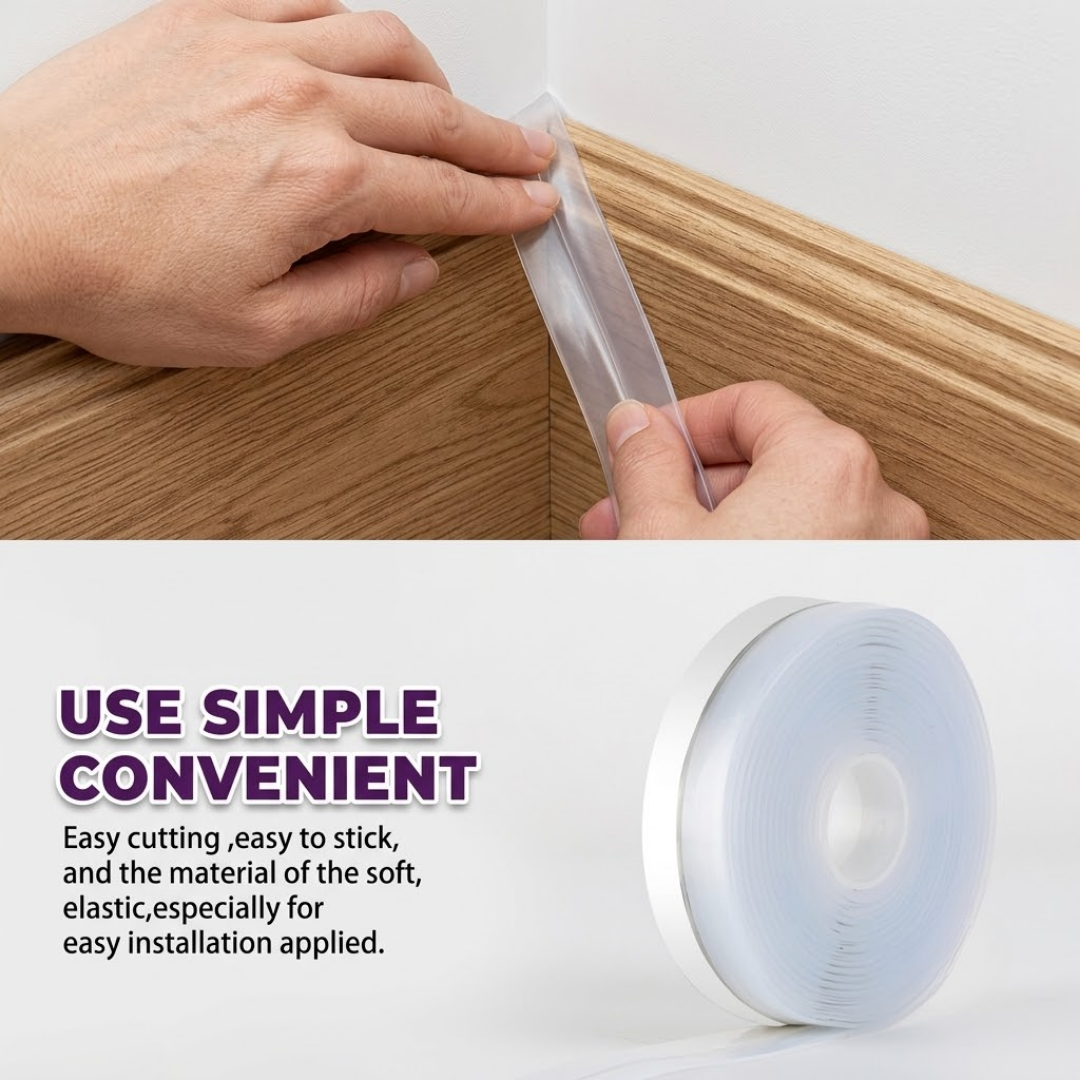 Premium Weather Stripping Seal: Self-Adhesive Door & Window Draft Stopper for Soundproofing, Pest Control & AC Insulation