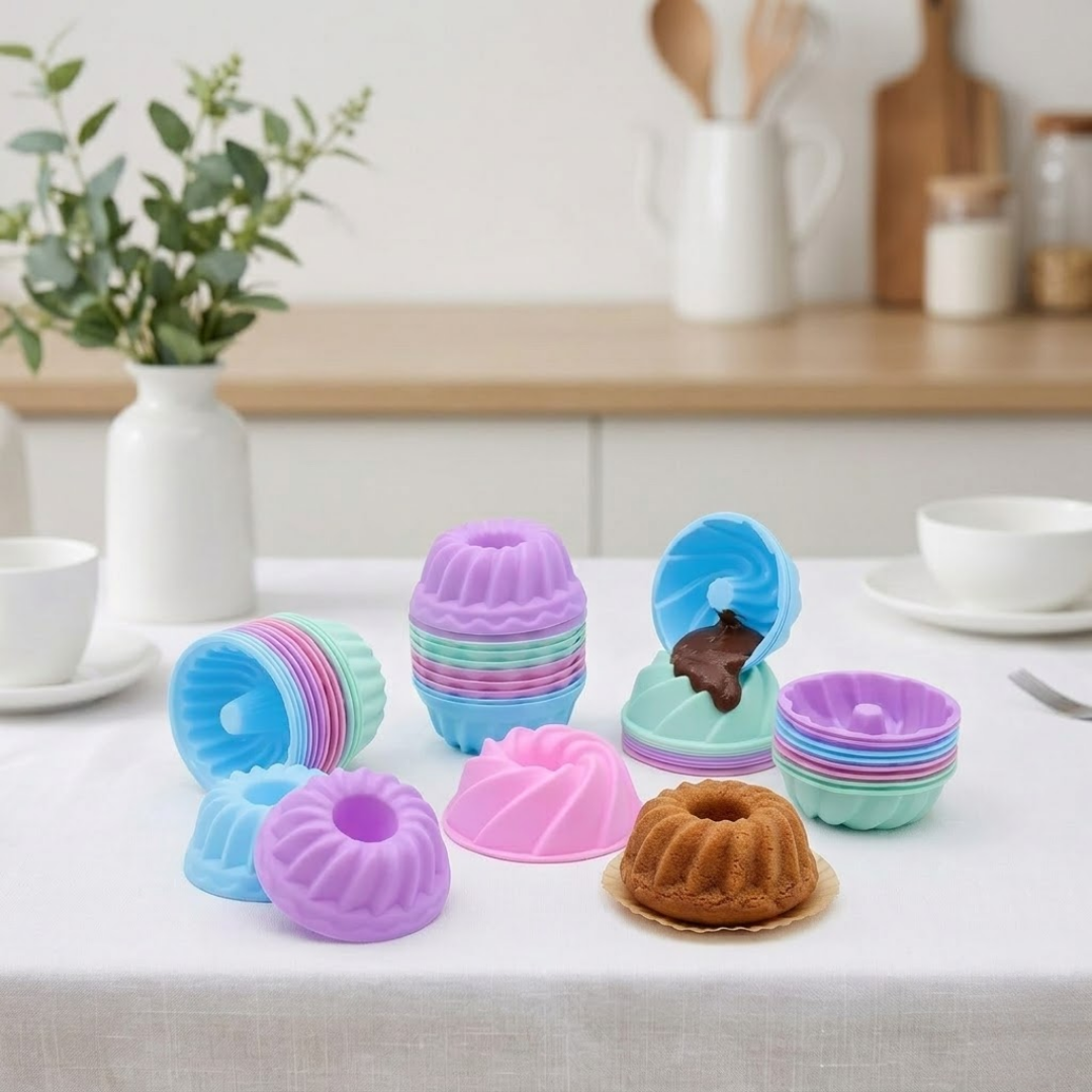 30% OFF TODAY! Silicone Baking Cups, Pumpkin Silicone Baking Cake Molds
