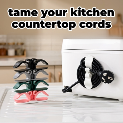 3M Heavy-Duty Adhesive Appliance Cord Keeper for Air Fryers, Coffee Makers & Toasters | Ultimate Home Storage Household Essential