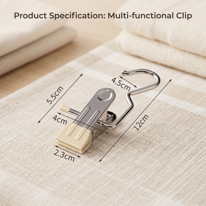 Laundry Hooks Stainless Steel for Closet Portable Home Travel Hats Handbags Towels Skirt Pack Hanging Organiser, house organizers