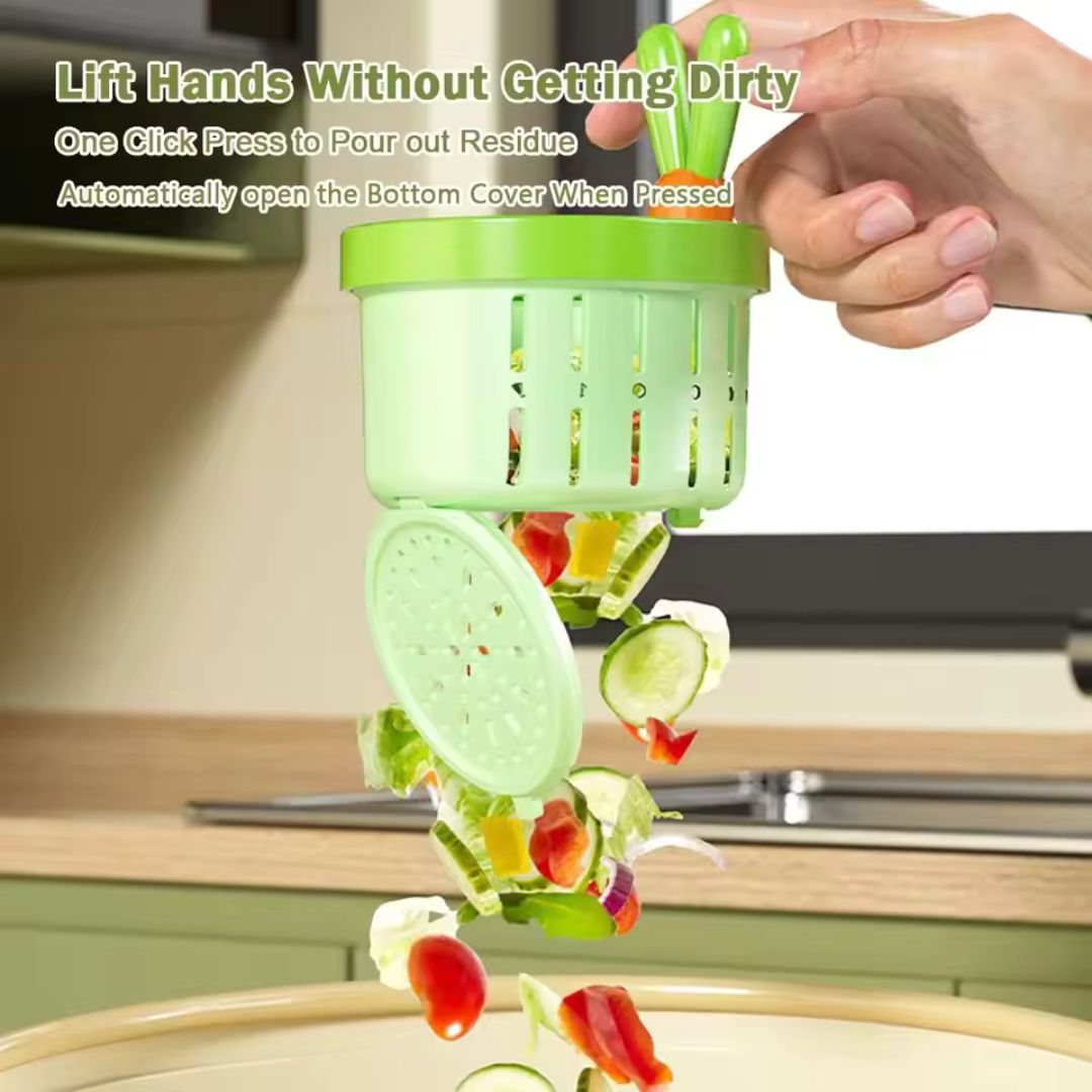Cactus Sink Strainer: Stop Gross Clogs with One-Click Waste Disposal!