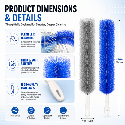 FlexiReach 360° Dust Cleaning Brush – Clean Tight Spaces with Ease