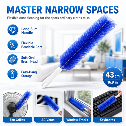 FlexiReach 360° Dust Cleaning Brush – Clean Tight Spaces with Ease