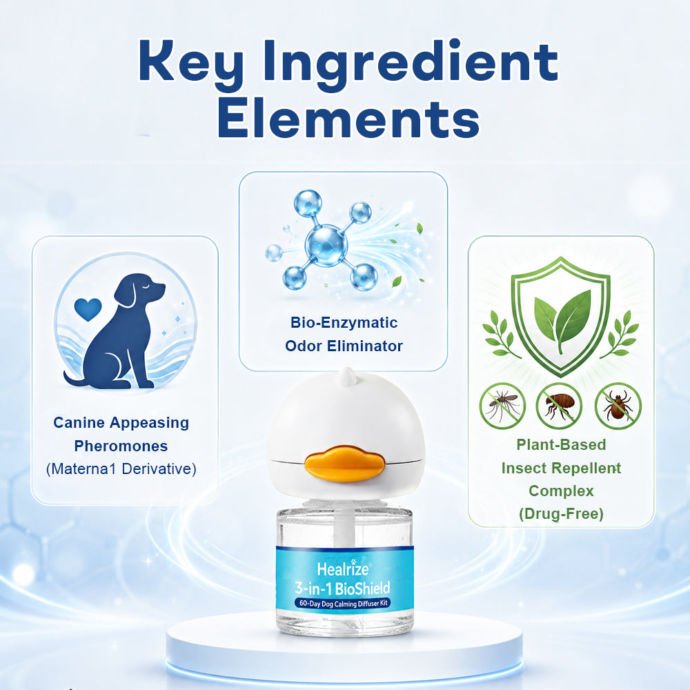 3-in-1 Dog Calming Diffuser – 60-Day Relief