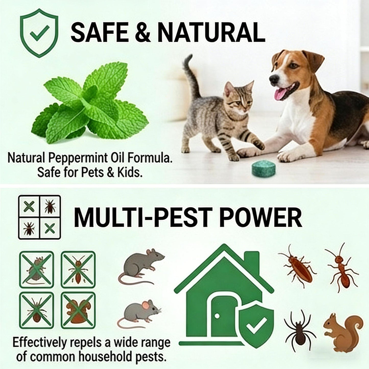 10 - Pack Popular Natural Rodent Repellent Balls! Infused with peppermint and lemon oil, these balls effectively deter squirrels, rats, spiders, and other pests. Safe, long - lasting, and easy - to - use for both indoor and outdoor applications.