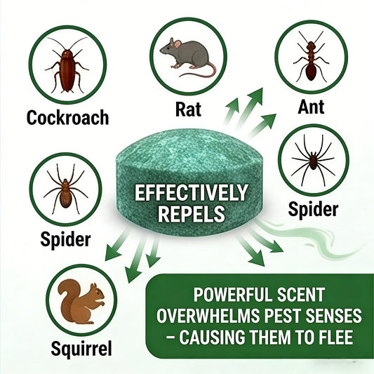10-Pack Natural Rodent Repellent Balls – Peppermint & Lemon Oil Pest Control