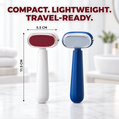 2-in-1 Dual-Sided Foot Callus Remover | Replaceable Stainless Steel Scraper & File for Dry Cracked Heels | Professional Pedicure Tool