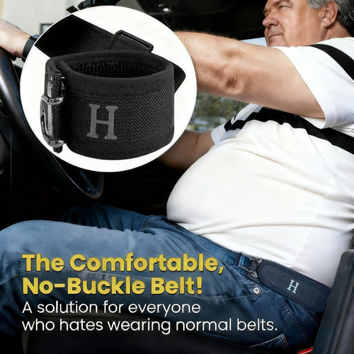 Give Dad the Gift 🎁: The Belt He’ll Forget He’s Wearing! 🕊️ - Buckle Invisible Design