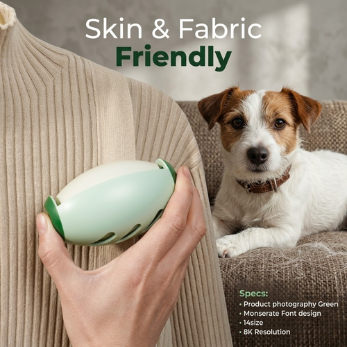 [Special Promos  ❤️]  Washable Gel Lint Roller Ball | Portable & Reusable Pet Hair Remover for Clothes & Travel