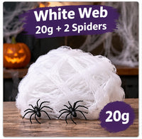 🕸️ White Web · 20g + 2 Spiders