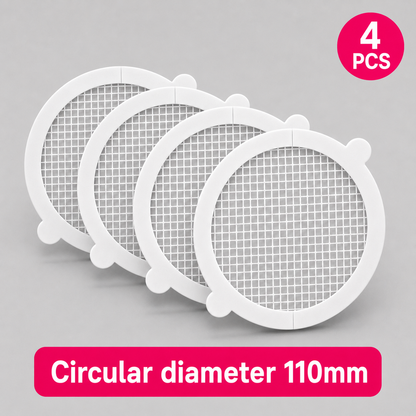 Disposable Shower Drain Hair Catcher Mesh Filter Sticker Anti-Clogging