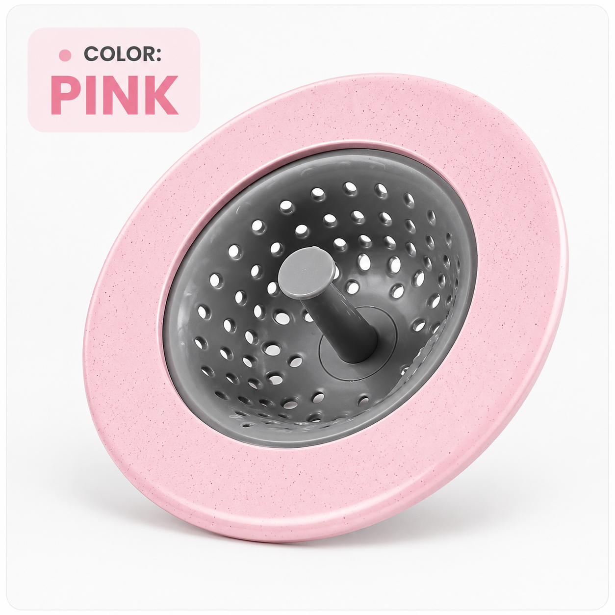Reusable Kitchen Sink Drain Strainer – Silicone Rim Food Scrap Catcher