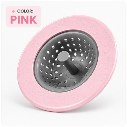 Reusable Kitchen Sink Drain Strainer – Silicone Rim Food Scrap Catcher