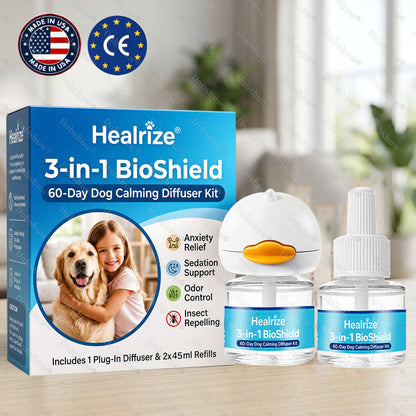 3-in-1 Dog Calming Diffuser – 60-Day Relief