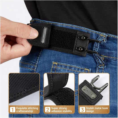 Give Dad the Gift 🎁: The Belt He’ll Forget He’s Wearing! 🕊️ - Buckle Invisible Design