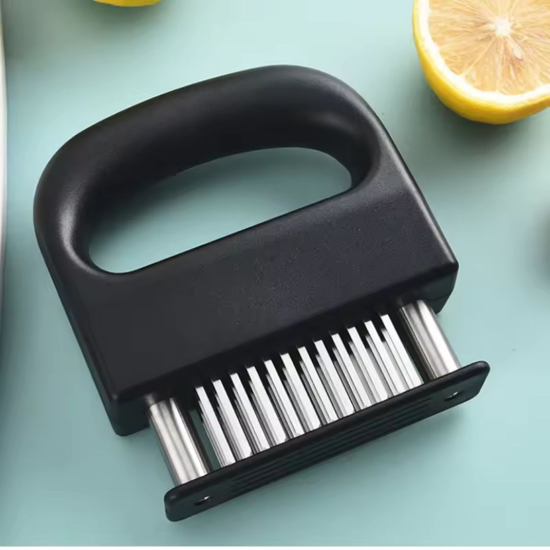 🥩 48-Needle Meat Tenderizer Tool | Stainless Steel Blade Tenderizer for Steak, Chicken & More — Professional Kitchen Grade