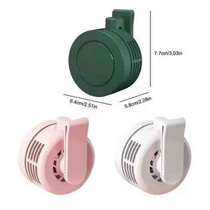 Aero Clip 360° Wearable Smart Fan | Whisper-Quiet Hands-Free Cooling