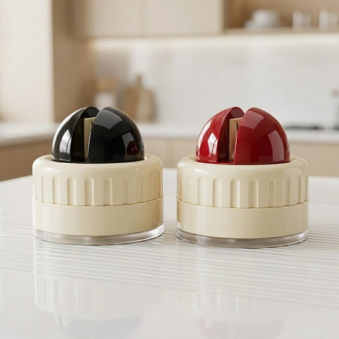 Ultimate Suction Knife Sharpener | Portable Rapid Tungsten Kitchen Sharpener | Non-Slip Base for Knives, Scissors & Cleavers