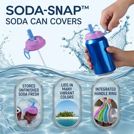 30% OFF TODAY! 🥤 Premium Leak-Proof Can Bottle Cap | Universal Soda & Coke Can Lid with Reusable Straw