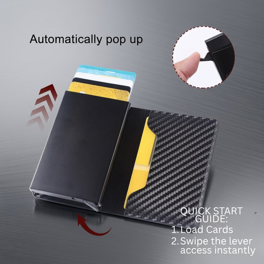 🤝 2pc Set: The Perfect Pair - 2x Carbon Elite Wallets