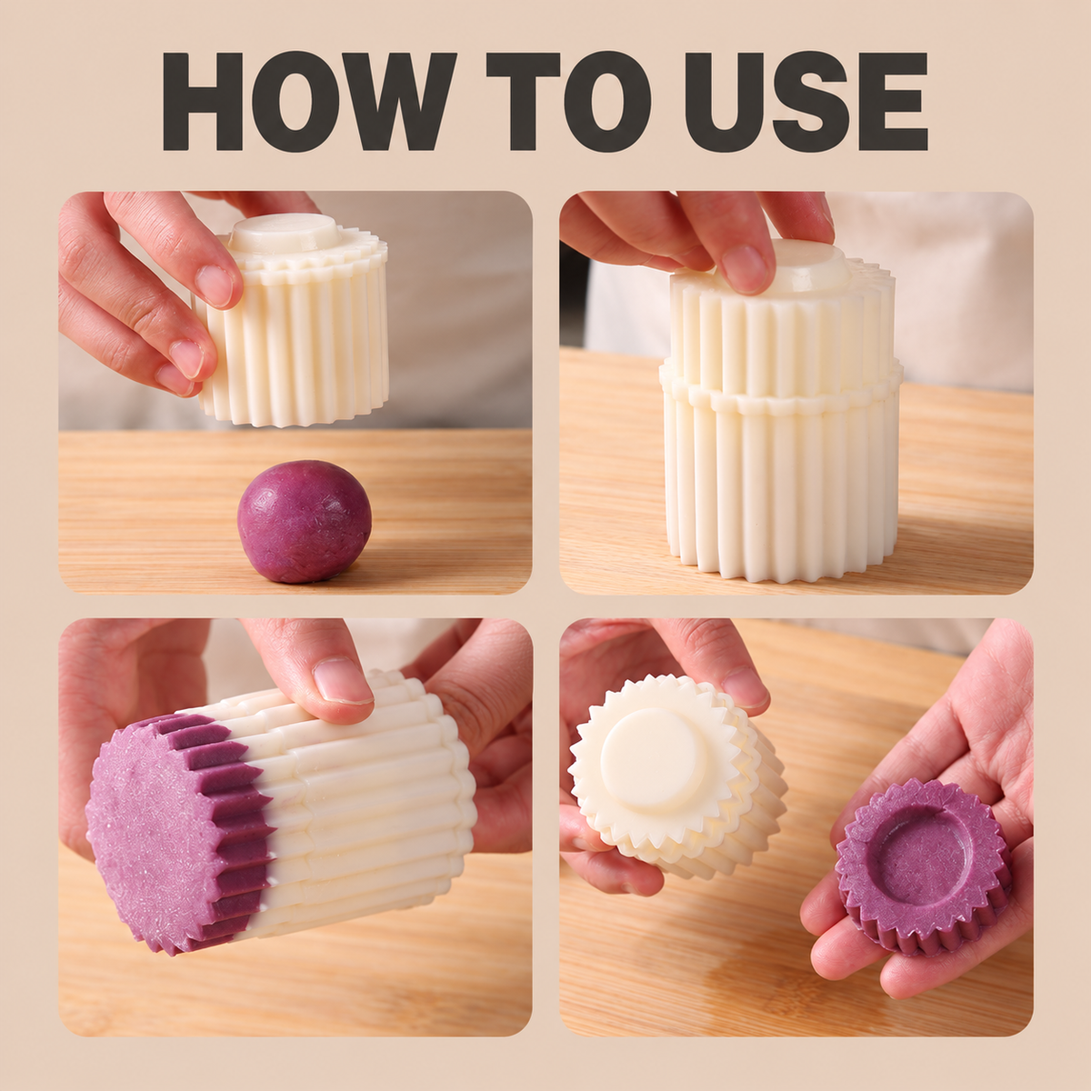 2-in-1 Double-Ended Pastry Making Mold