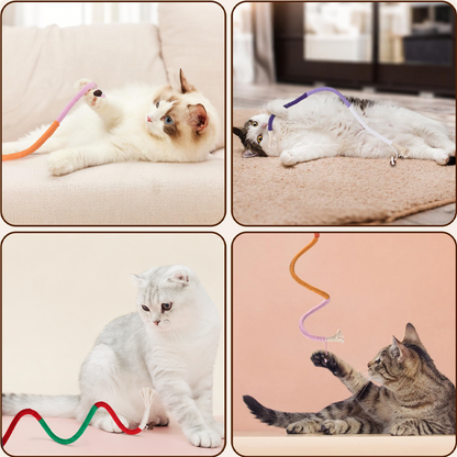 Catnip Chew Rope Kicker Toy – 19.5in / 50cm, Teeth Cleaning for Cats