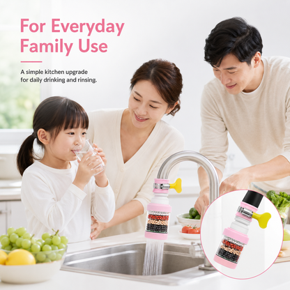 Faucet Filter Household Kitchen Six-Layer Filter Anti-Splash Shower Water Purification Water-Saving Universal Multi-Functional Water Filter
