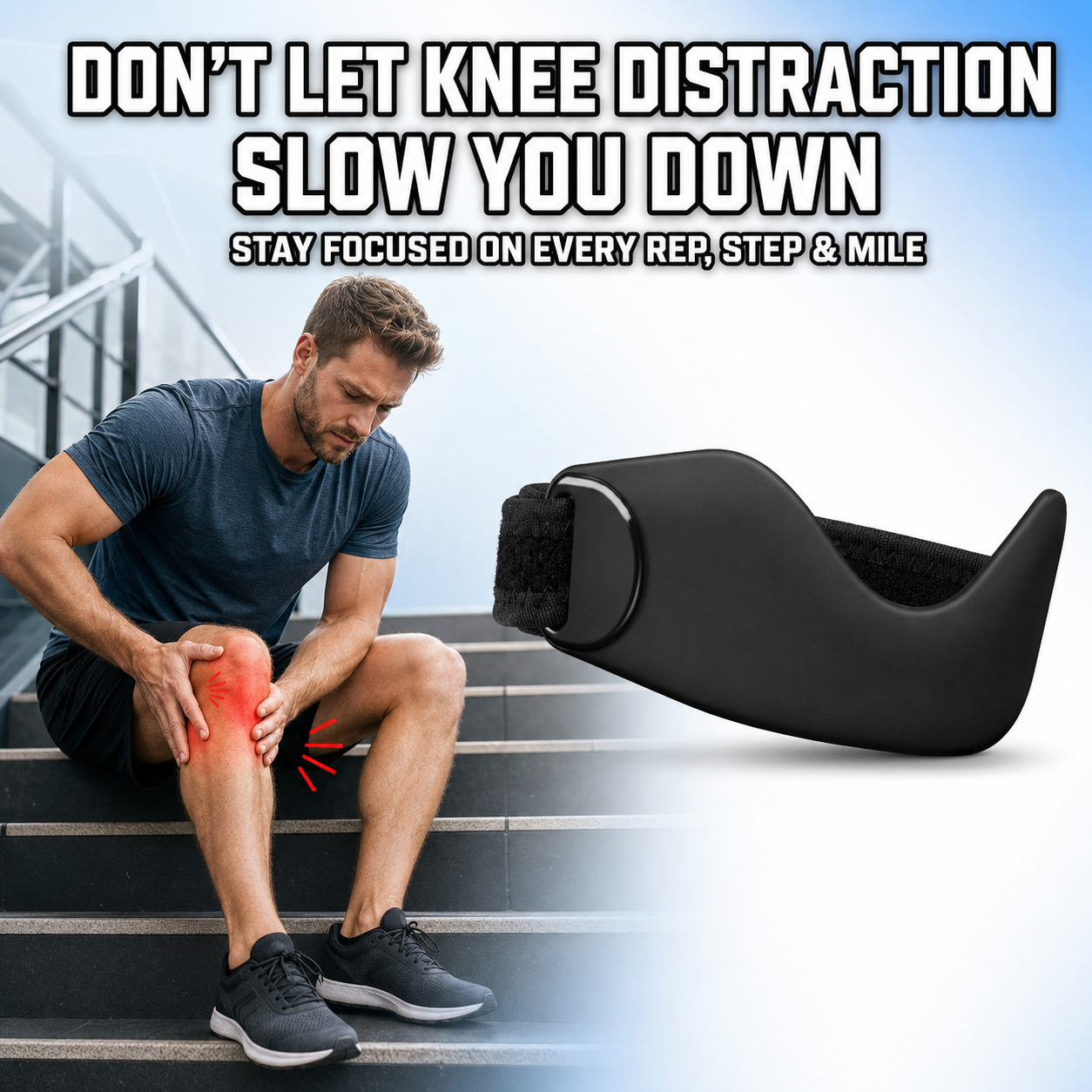 Precision Knee Strap: Targeted Patellar Tendon Support for Pain Relief & Active Performanc
