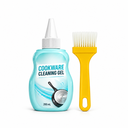 Heavy-Duty Cookware Cleaning Gel / Formulated for Tough Burn Marks & Grease on Stainless Steel
